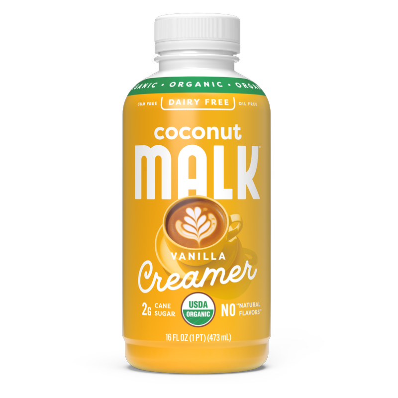 MALK Organic Vanilla Coconut Creamer 16oz Btl