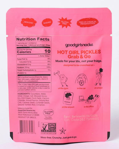 HOT GIRL PICKLES Grab & Go – Honey Harissa 2.2oz