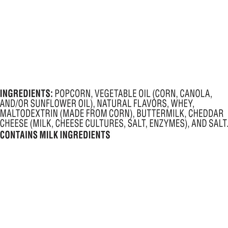 Smartfood Popcorn White Cheddar Flavored 10ct