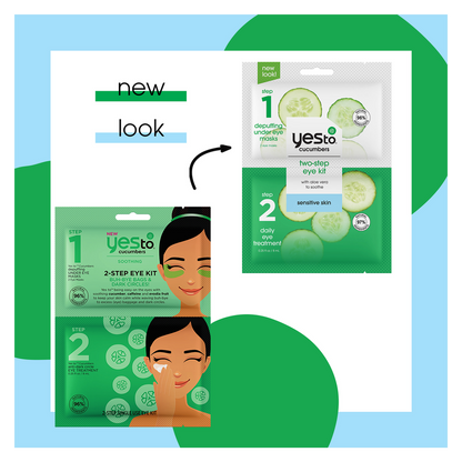 Yes To Cucumber 2-Step Eye Kit