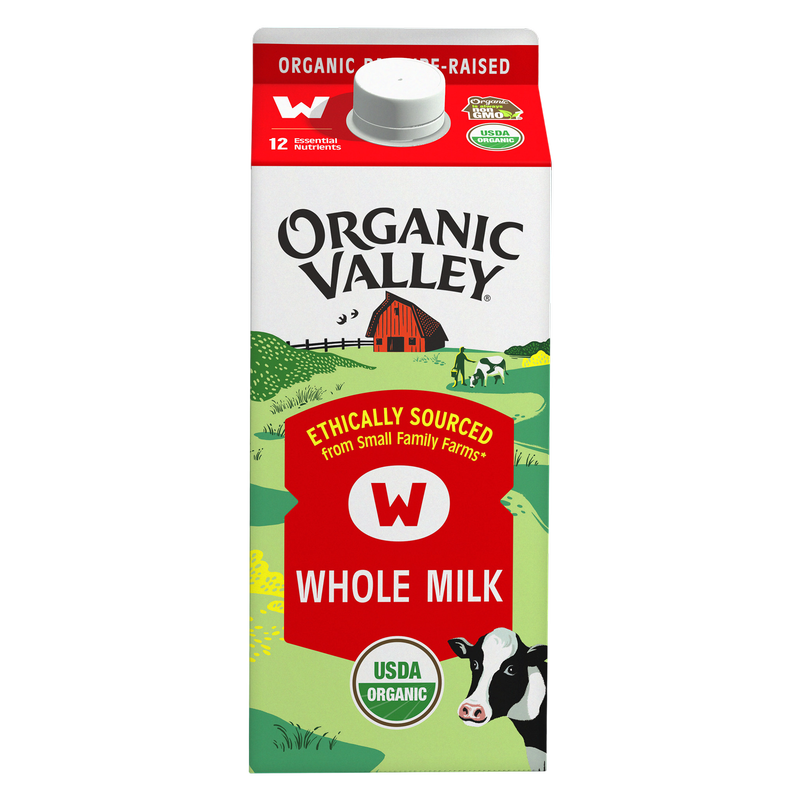 Organic Valley Whole Milk 1/2 Gallon