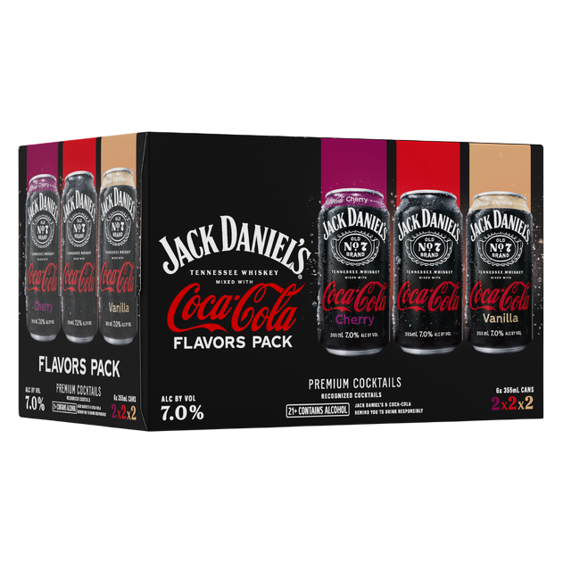 Jack & Coke Variety Pack 6pk 12oz Can 7% ABV