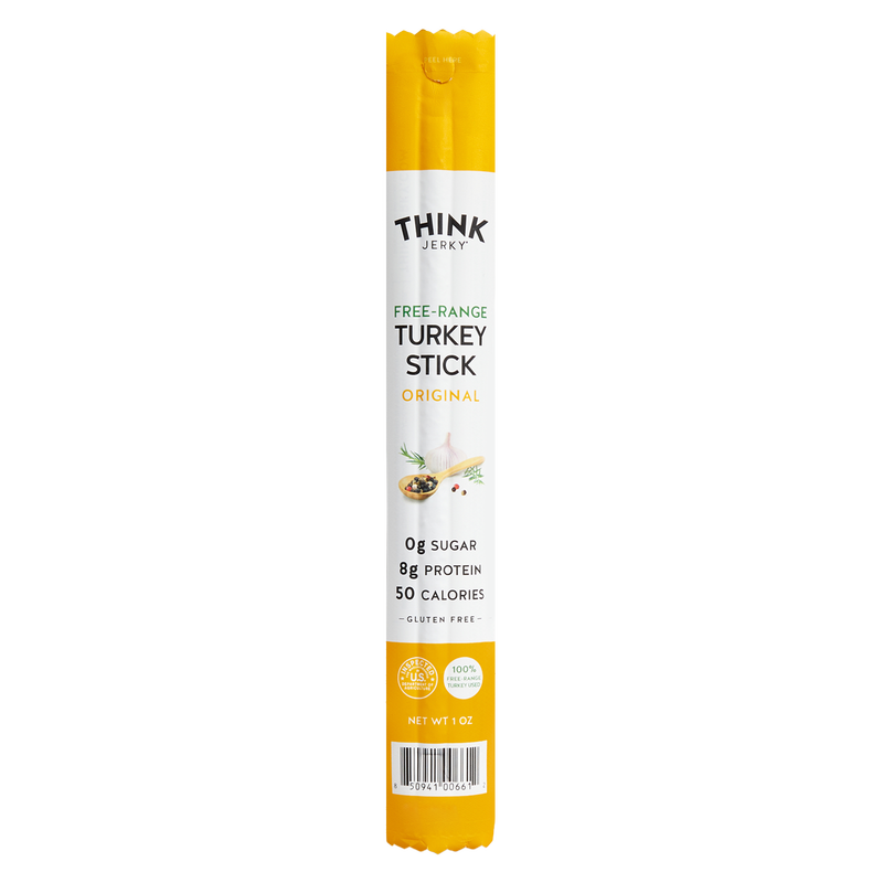 Think R Stick Think Jerky Original Free Range Turkey Jerky Stick 1oz - BevMo! – BevMo!