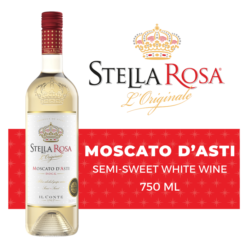 Stella Rosa Moscato d'Asti DOCG Semi-Sweet White Wine 750 ml