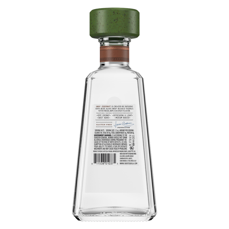 1800 Tequila Coconut 750ml (70 Proof)