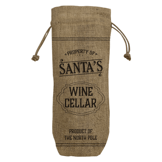 Jute Bag Santa's Cellar