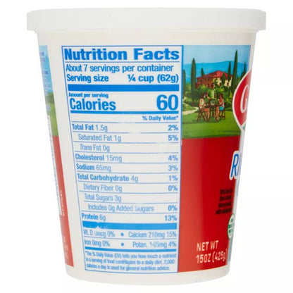 Galbani Whole Milk Ricotta - 15oz