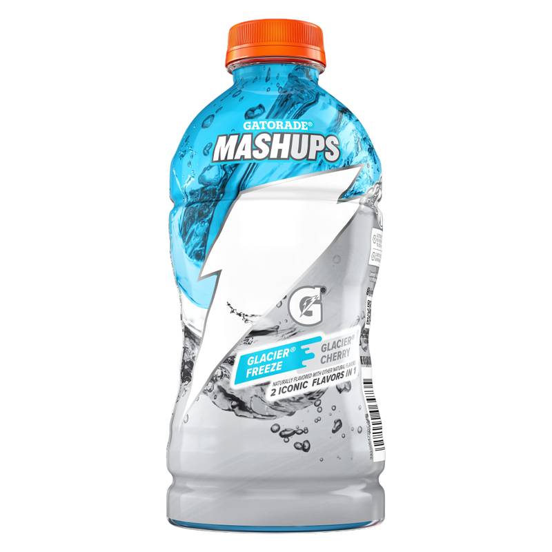 Gatorade Thirst Quencher Glacier Freeze & Glacier Cherry 28oz Btl