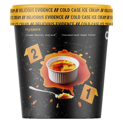 Cold Case Crime Brulé Ice Cream 16oz