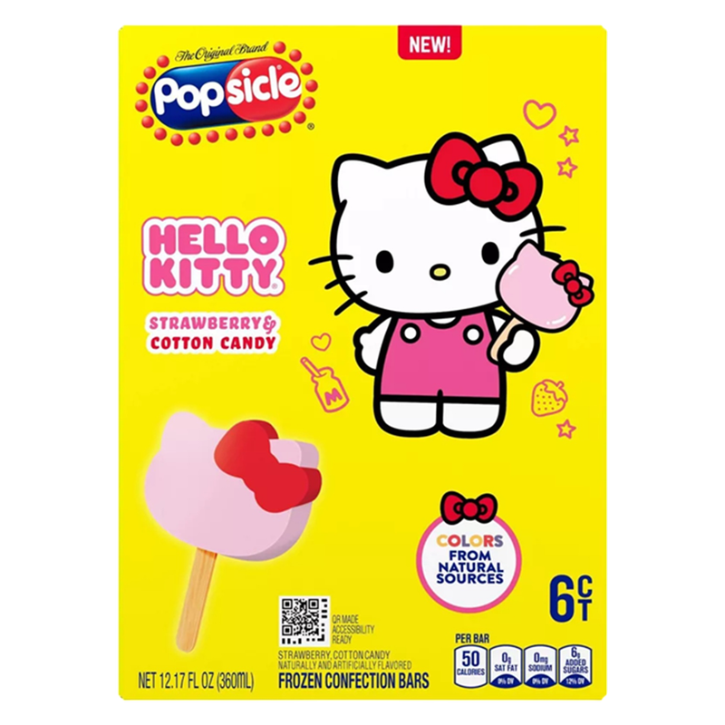 Popsicle Hello Kitty Pops 6ct