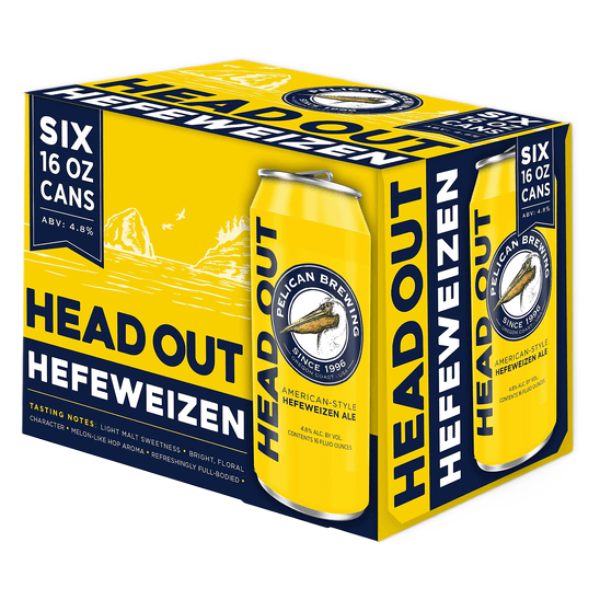Pelican Brewing Co. Head Out Hefeweizen (6PKC 16 OZ)