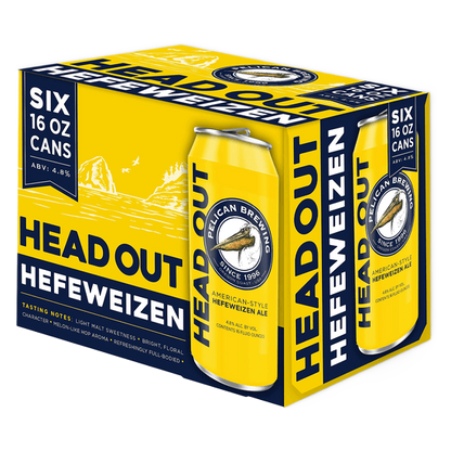 Pelican Brewing Co. Head Out Hefeweizen (6PKC 16 OZ)