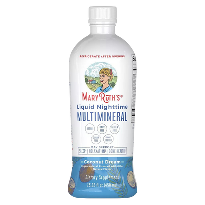 MaryRuth's Liquid Nighttime Multimineral Coconut Supplement, 15.22oz