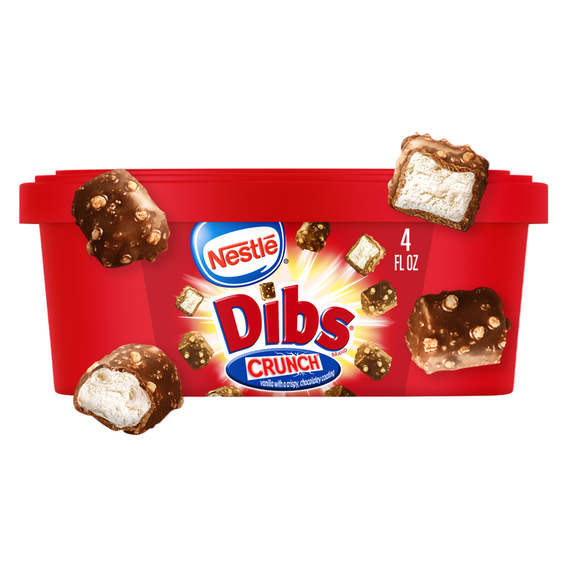 Nestle Dibs Vanilla Ice Cream with Crunch Coating Bites 4oz