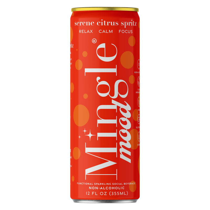 Mingle Mood Serene Citrus Spritz 4pk 12oz Can - Mingle Mocktails