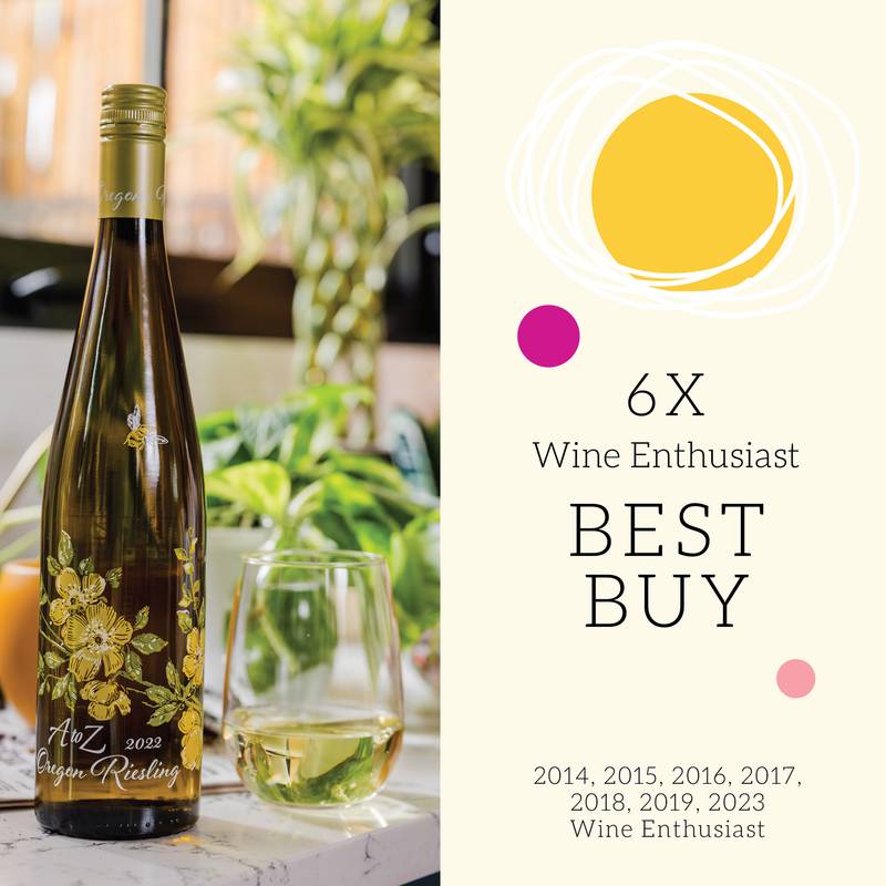 A To Z Riesling 750ml - A to Z – BevMo!