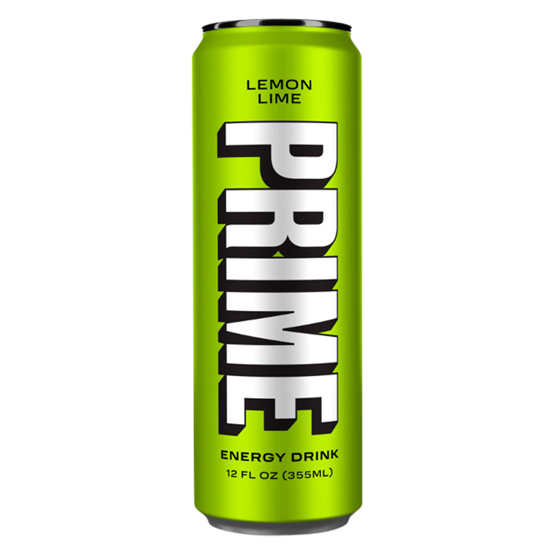 Prime Energy Lemon Lime 12oz Can