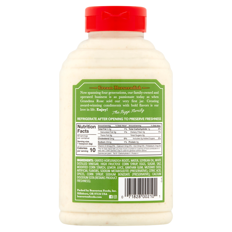 Beaver Creamy Horseradish 12oz