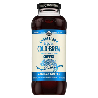 Chameleon Cold Brew Organic Vanilla Coffee 10oz Btl