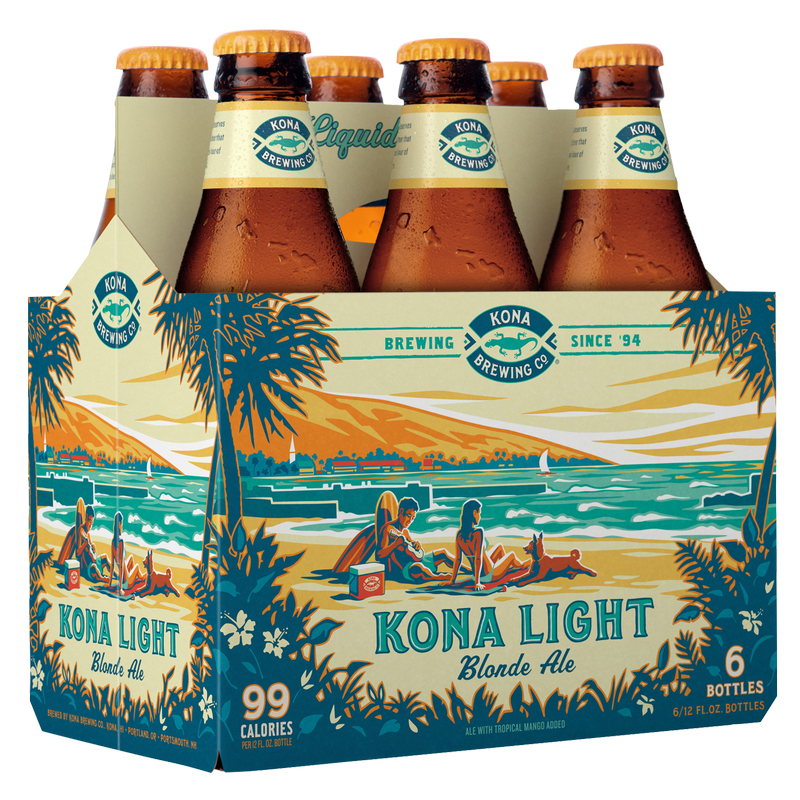 Kona Kanaha Blonde Ale 6pk 12oz Btl 4.2% ABV