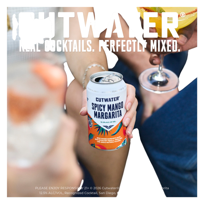 Cutwater Spicy Mango Margarita 4pk 12oz Can