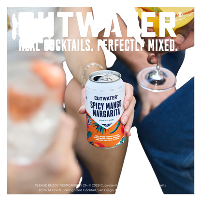 Cutwater Spicy Mango Margarita 4pk 12oz Can
