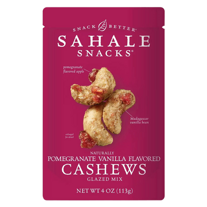 Sahale Pomegranate Vanilla Glazed Cashews Mix 4oz
