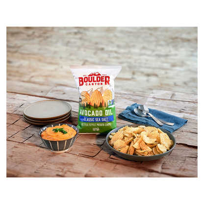 Boulder Canyon Avocado Oil Classic Sea Salt Kettle Potato Chips 5.25oz