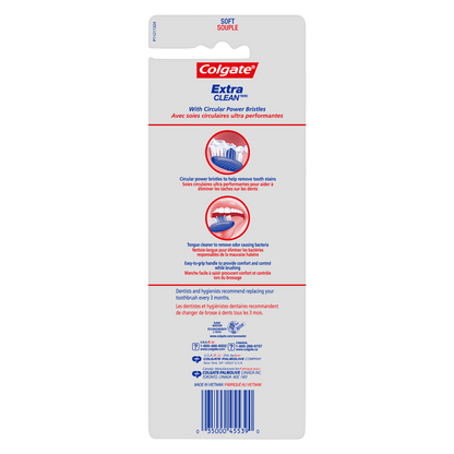 Colgate Extra Clean Toothbrush 4ct