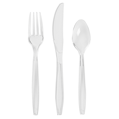 Basically Premium Forks, Spoons, and Knives 96ct
