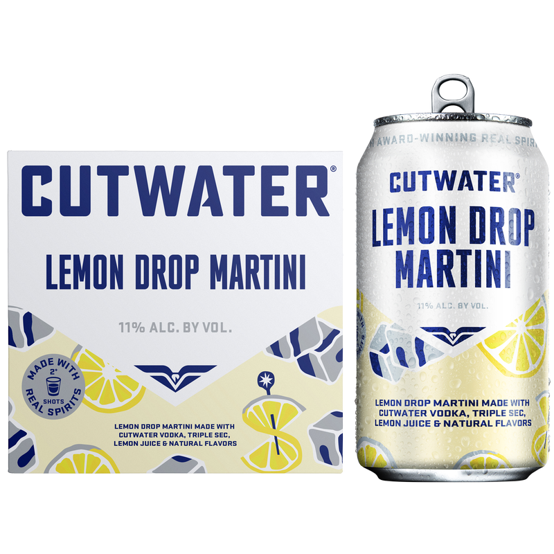 Lemon Water Box Cutwater Lemon Drop Martini 4pk 12oz Cans - Cutwater – BevMo!