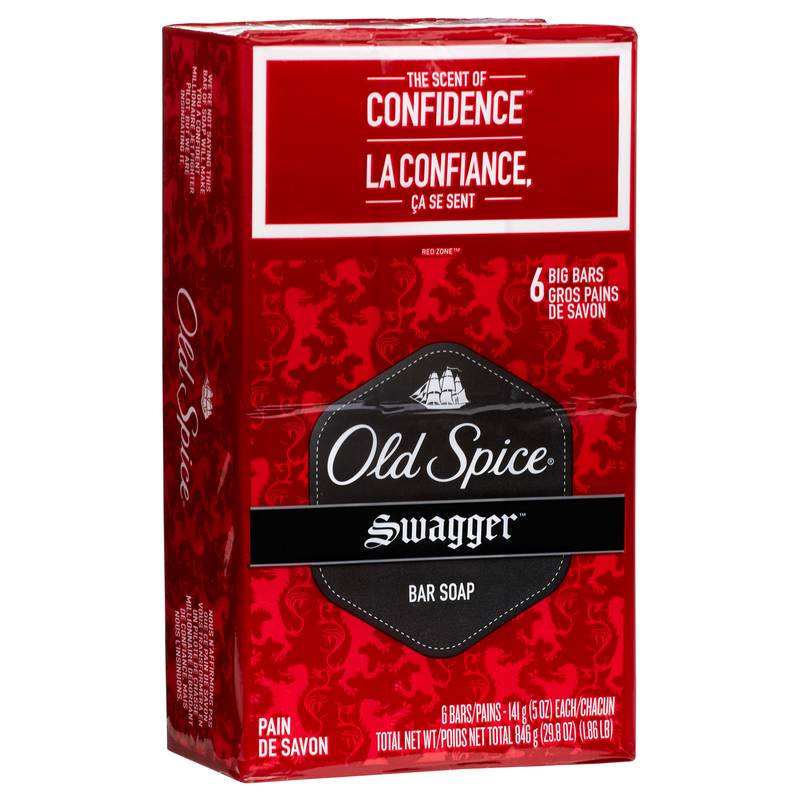 Old Spice Bar Soap Swagger 6ct 4oz