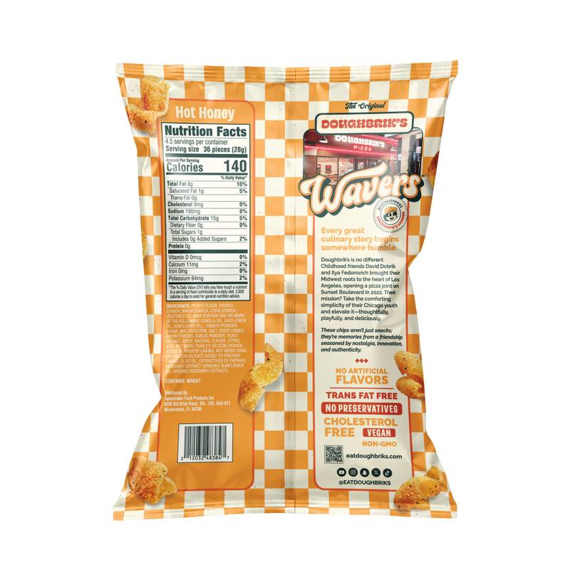 Doughbrik's Original Wavers Hot Honey, 4.5oz