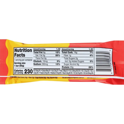 FULFIL Chocolate Peanut Butter made with REESE'S Peanut Butter Protein Standard Bar, 1.94oz