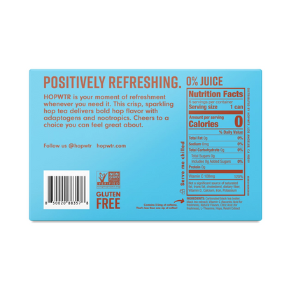 HOPWTR Peach Iced Tea 6pk 12oz Can
