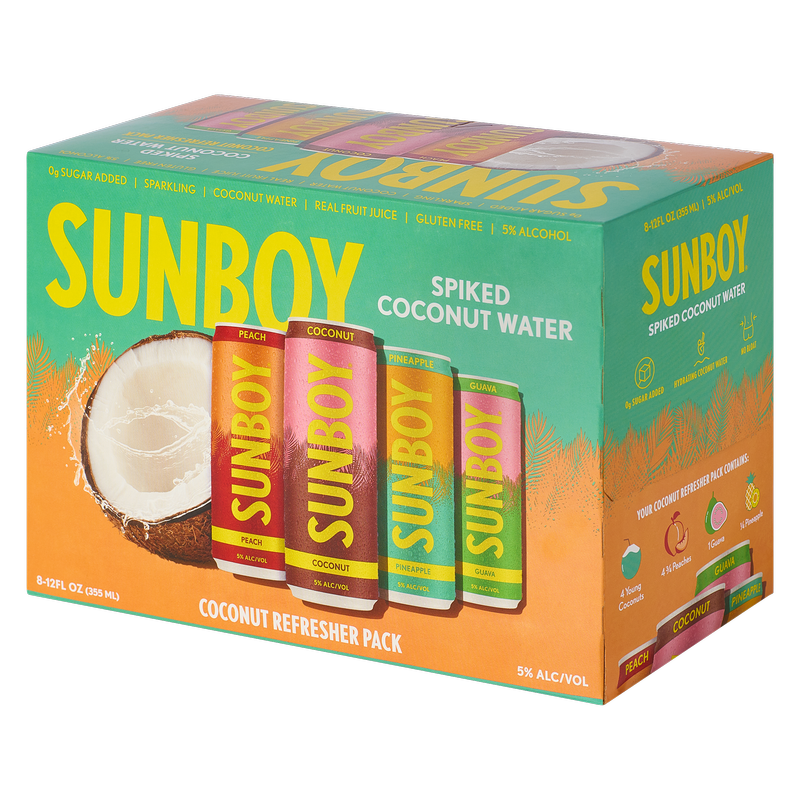 SUNBOY Refresher Variety Pack 8pk 12oz Cans