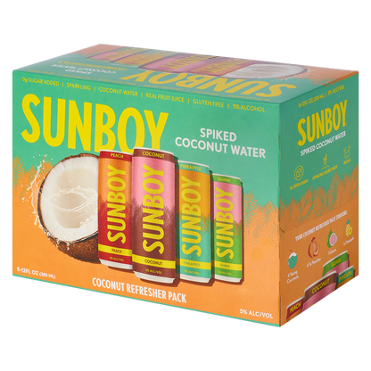 SUNBOY Refresher Variety Pack 8pk 12oz Cans