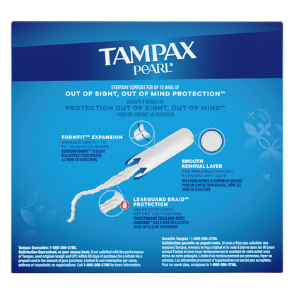Tampax Pearl Regular Tampons 36 Ct