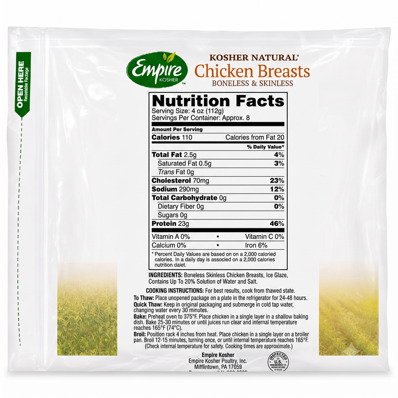 Empire Kosher Chicken Breast - 2lb