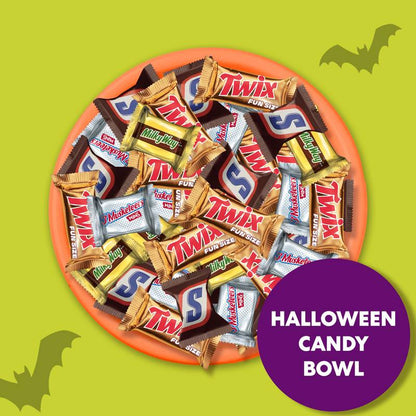 Snickers, Twix, Milky Way, & 3 Musketeers Minis Chocolate Candy Bars, 10.49 oz, 70 Pieces
