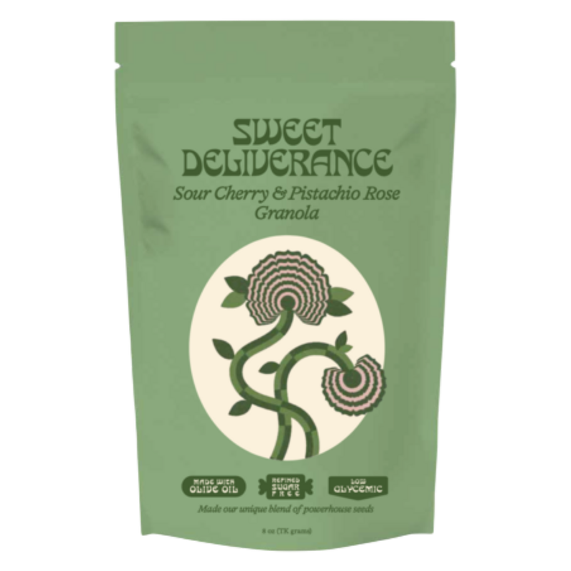 Sweet Deliverance Sour Cherry & Pistachio Rose Granola, 8 oz