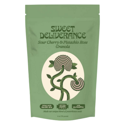 Sweet Deliverance Sour Cherry & Pistachio Rose Granola, 8 oz