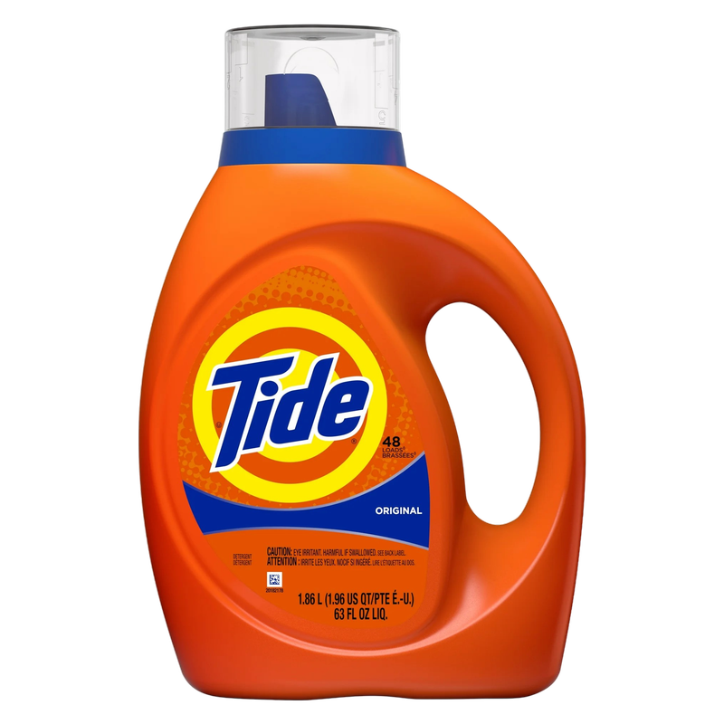 Tide Liquid Laundry Detergent, Original, 63 fl oz, 48 Loads