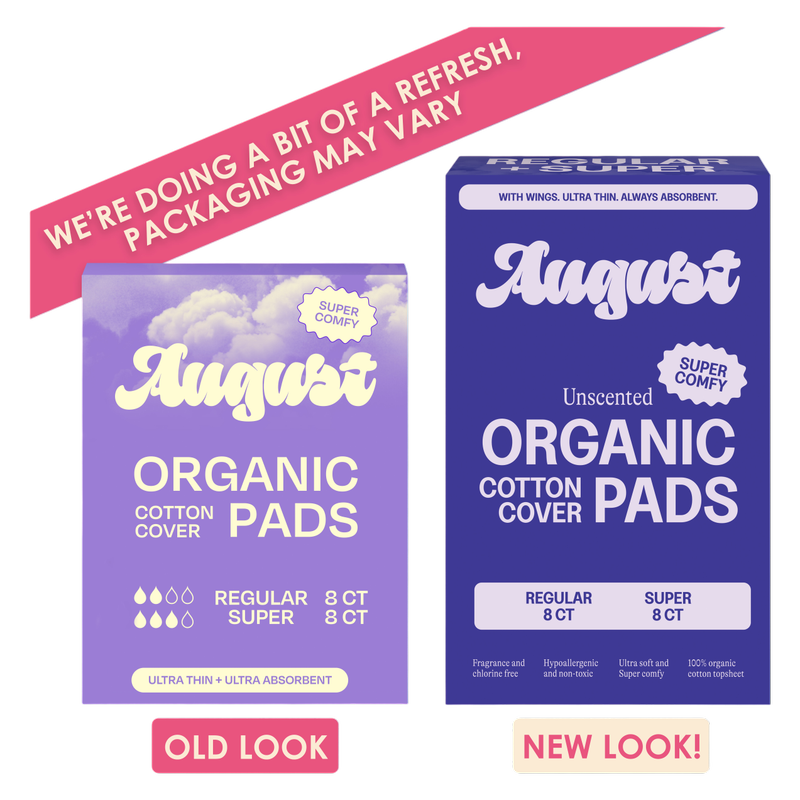 August Combo Combo Regular & Super Pads, 16ct