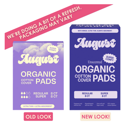 August Combo Combo Regular & Super Pads, 16ct