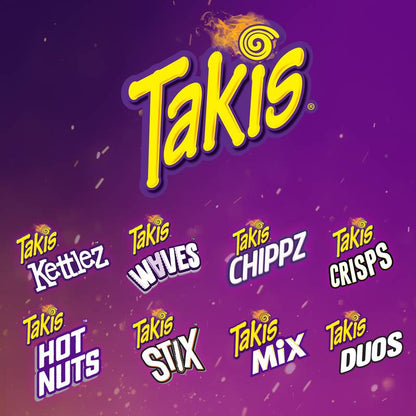 Takis Fuego Spicy Rolled Tortilla Chips Snack Size Bag 3.25 oz