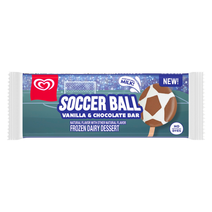 Popsicle Soccer Ball Ice Cream Bar 1ct
