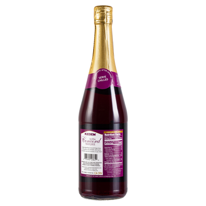 Kedem Kosher Sparkling Concord Grape Juice 25.4oz Btl