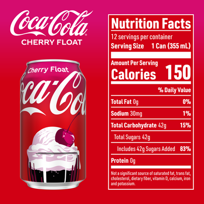 Coca-Cola Cherry Float 12pk 12oz Can