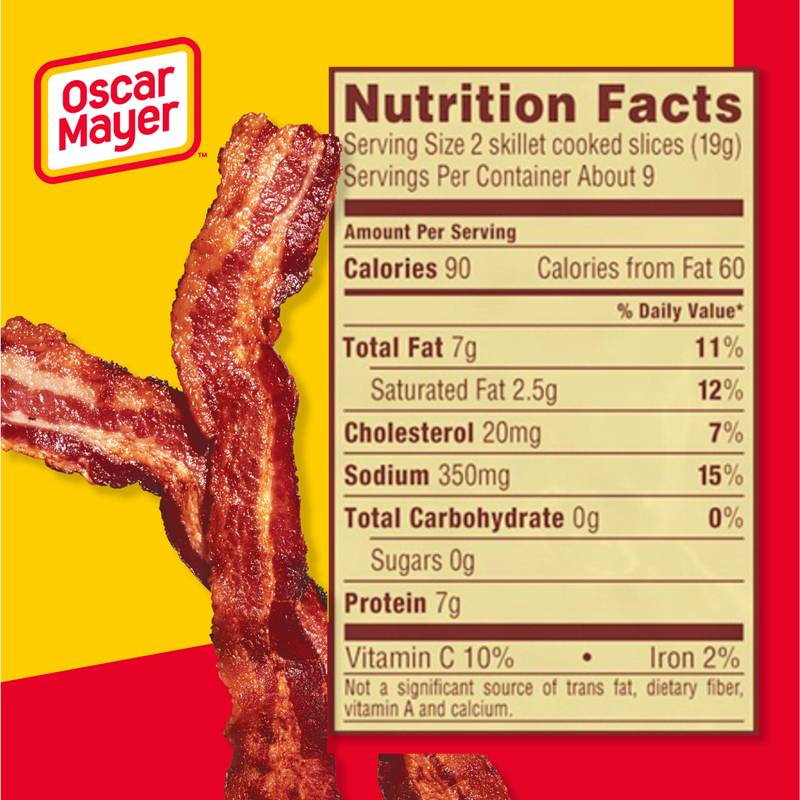 Oscar Mayer Naturally Hardwood Smoked Bacon (CA/MA) - 16oz
